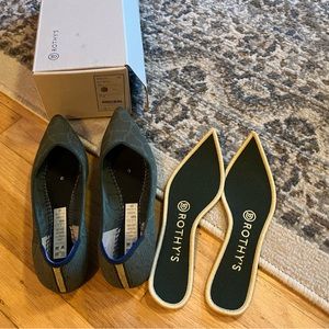 Authentic Rothy’s Point 6 (Safari) Used